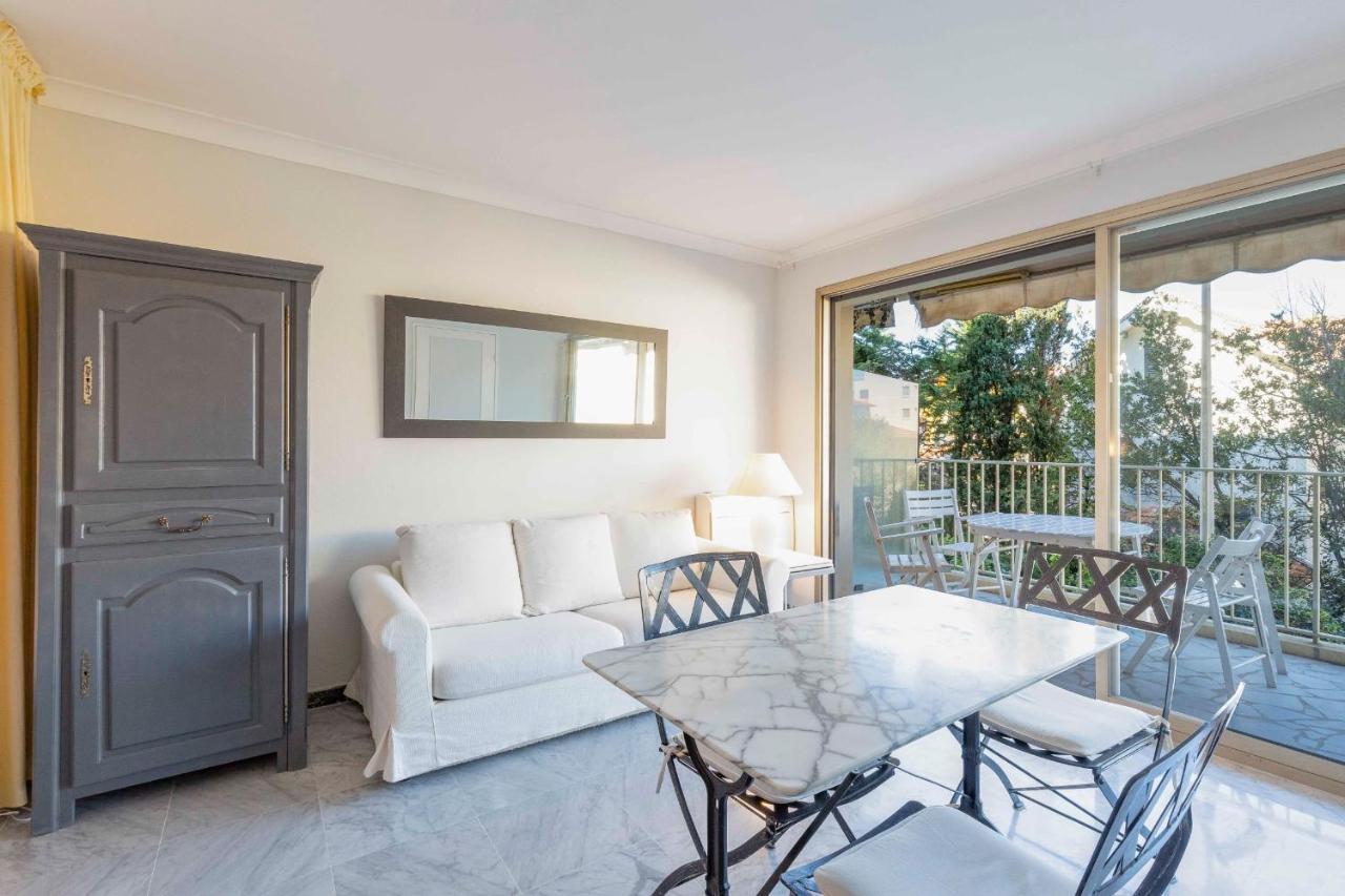 Chez J-P - 100M Beach 2-4Pers Terrace Sea View Pool Garage Antibes Eksteriør bilde