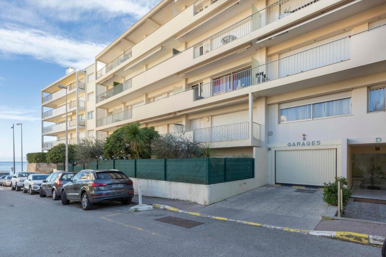 Chez J-P - 100M Beach 2-4Pers Terrace Sea View Pool Garage Antibes Eksteriør bilde