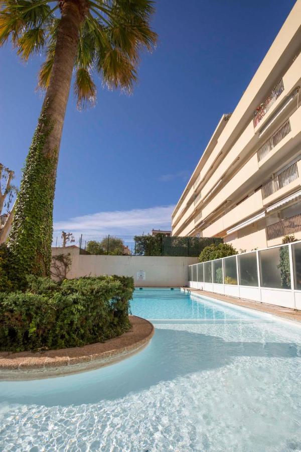 Chez J-P - 100M Beach 2-4Pers Terrace Sea View Pool Garage Antibes Eksteriør bilde